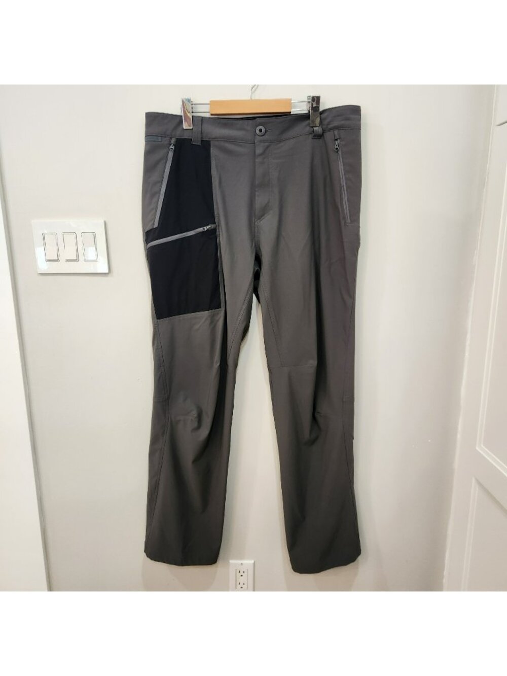 Magpul Mag946 Men's Shooting Pants Size XL 38x34 Waist Gray Pockets Zip Nylon